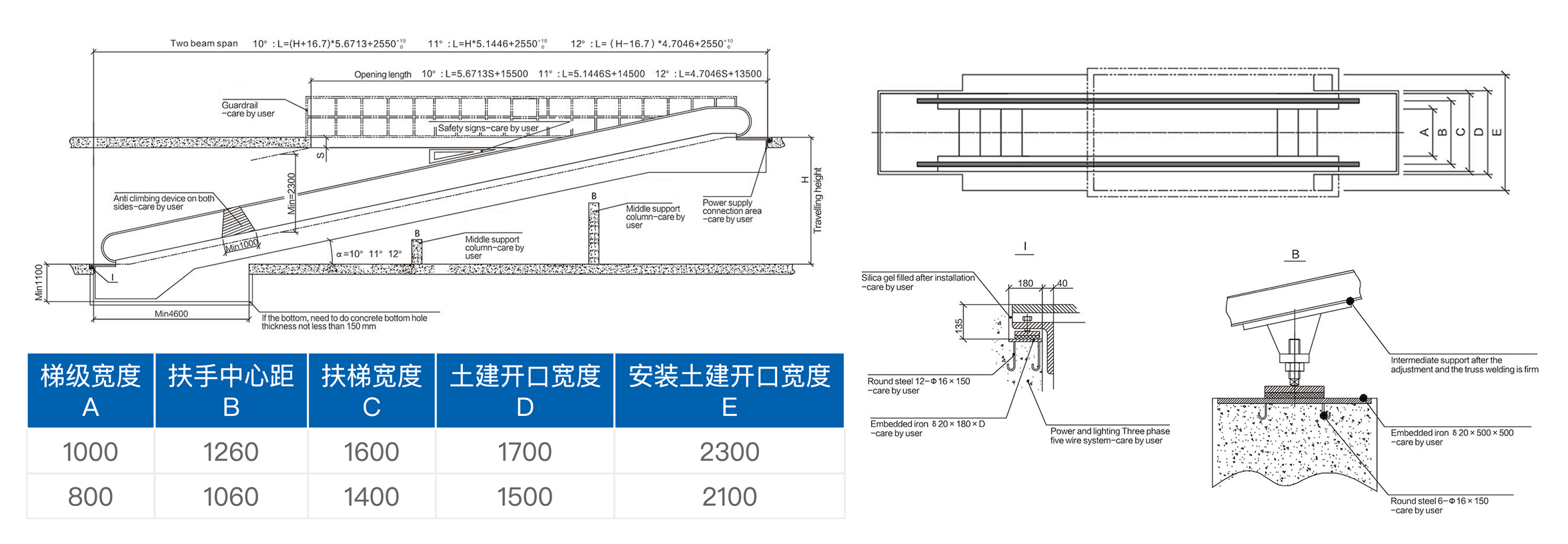BST Moving Walk Construction Sketch