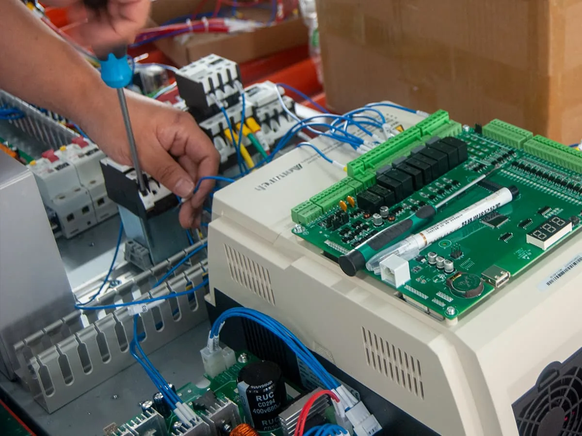 elevator car assembly and finishing at our factory