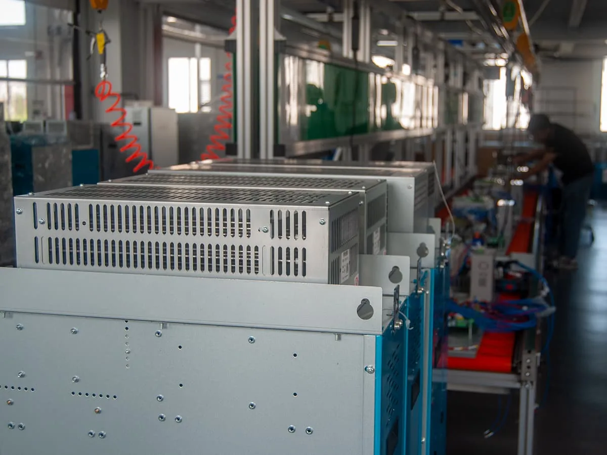 what is an elevator manufacturing - production line at a Chinese elevator factory
