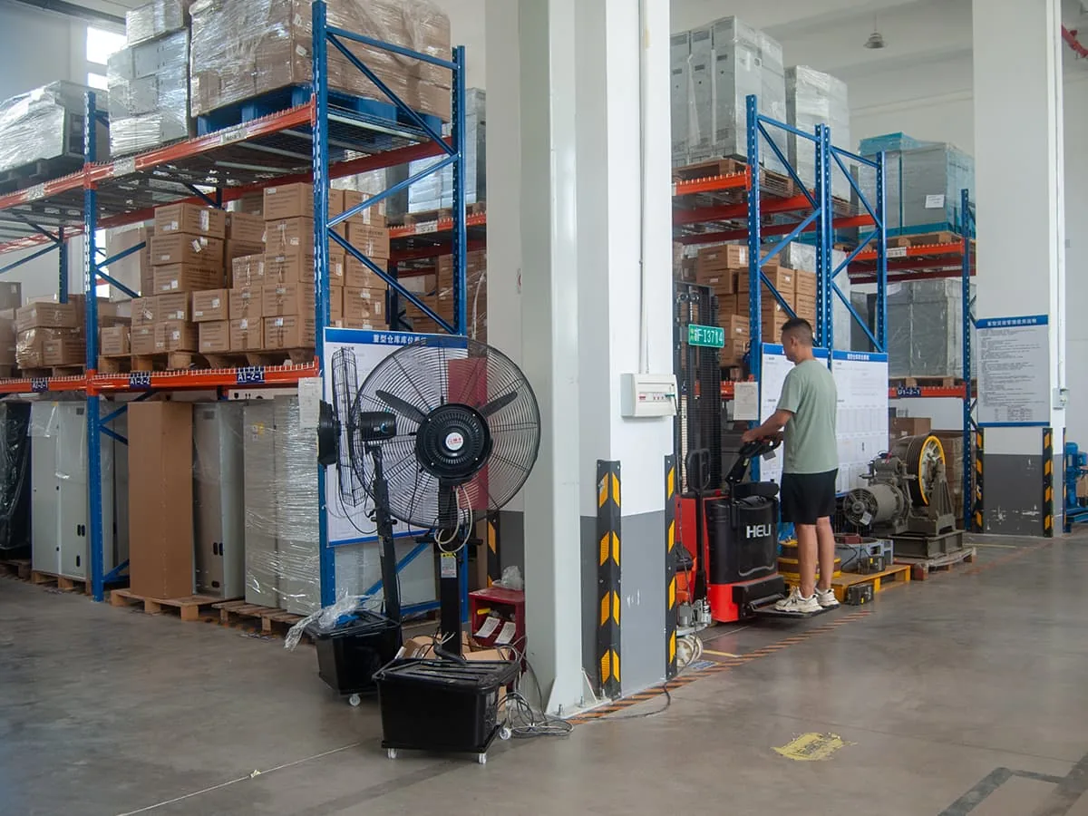 BST Express Elevator export warehouse in Suzhou, Jiangsu