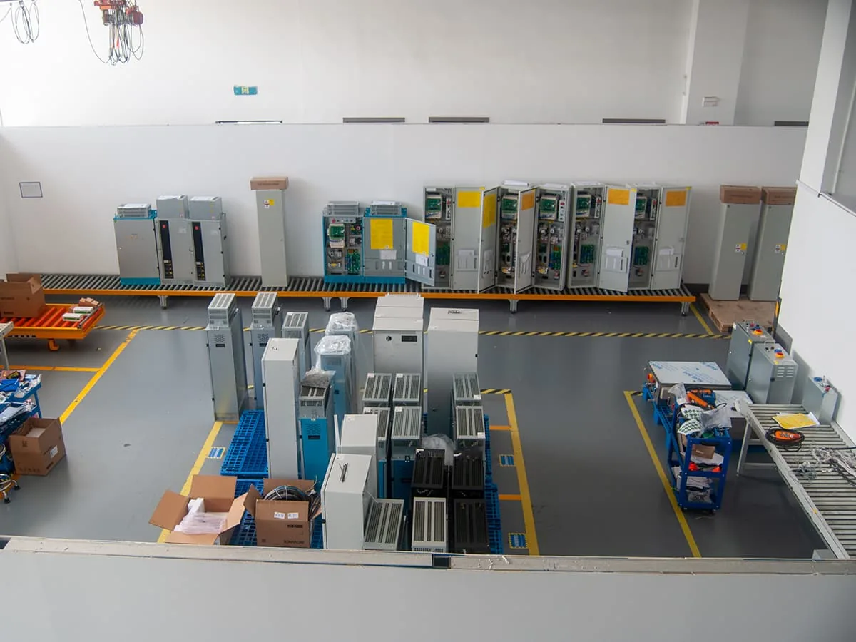 BST Express Elevator factory warehouse in Suzhou, China