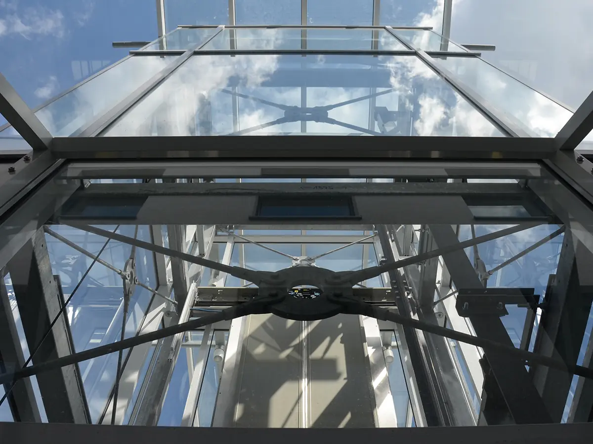 panoramic elevator glass design